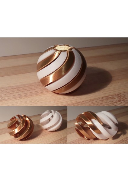 Fidget Spiral Bulmaca Küresi - Azaltan Eğlenceli Fidget Spinner THN6704812