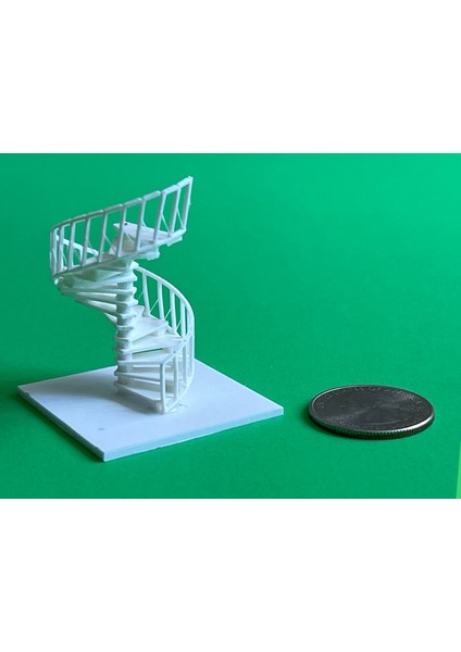 Spiral Merdivenler Ho Ölçeği - Eğlenceli ve Güvenli Oyuncak THN6596726