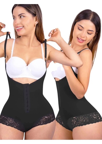 Agraflı Zıbın Korse Toparlayıcı Tüm Vücut Korsesi