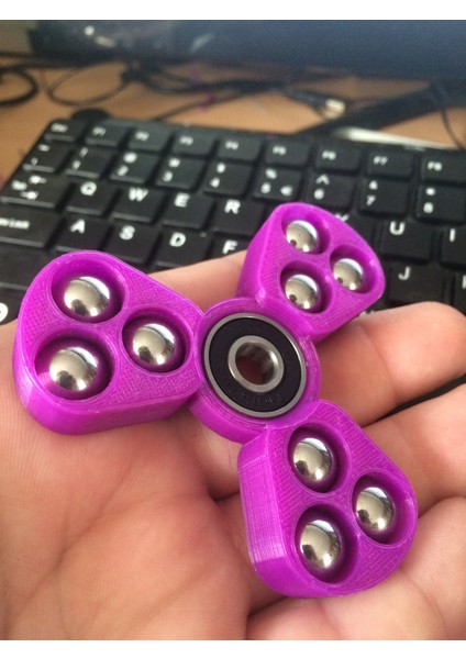 1/2 Inç Rulmanlı Fidget Spinner - I Azaltan Eğlenceli Fidget Spinner THN1895981