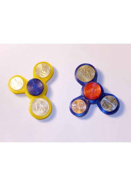 Asimetrik Dengeli Fidget Spinner: Kuruş, Nikel, Çeyrek - Azaltan Eğlenceli Fidget Spinner THN2320500