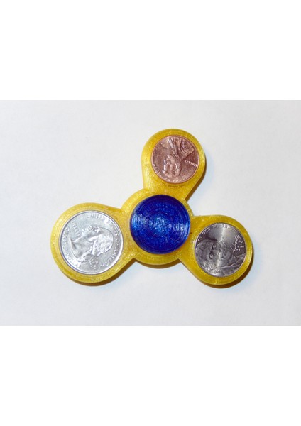 Asimetrik Dengeli Fidget Spinner: Kuruş, Nikel, Çeyrek - Azaltan Eğlenceli Fidget Spinner THN2320500
