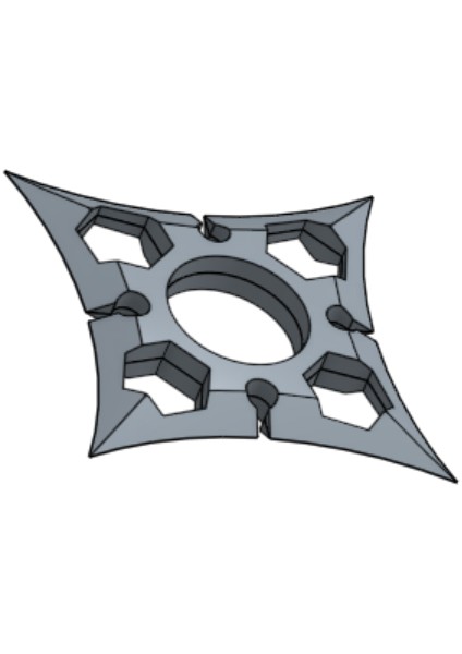 Fidget Ninja Star Spinner (Fındık Ile) - I Azaltan Eğlenceli Fidget Spinner THN2219262