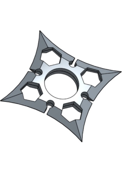 Fidget Ninja Star Spinner (Fındık Ile) - I Azaltan Eğlenceli Fidget Spinner THN2219262