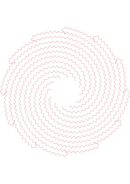 Lazer Kesilmiş Spiral Kase THN3526359