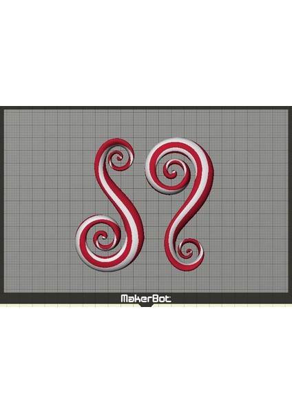 Spiral Süs Takma Askısı – Dekoratif ve Şık Tasarım THN582407