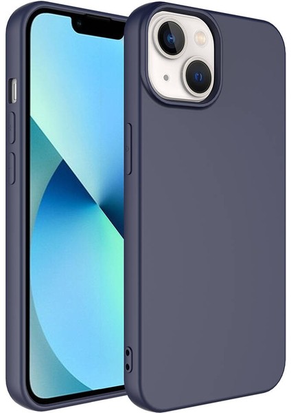 Apple iPhone 14 Plus ile Uyumlu Kılıf Lacivert Lansman Kapak (Apple iPhone 14 Plus ile Uyumlu, Lacivert)