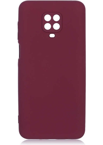 Xiaomi Redmi Note 9 Pro ile Uyumlu Kılıf Mürdüm Lansman Kapak (Xiaomi Redmi Note 9 Pro ile Uyumlu, Mürdüm)