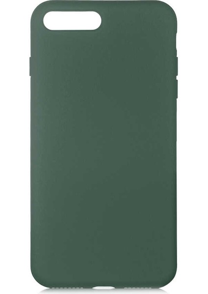 Apple iPhone 8 Plus ile Uyumlu Kılıf Koyu Yeşil Lansman Kapak (Apple iPhone 8 Plus ile Uyumlu, Koyu Yeşil)