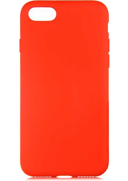 Apple iPhone 8 ile Uyumlu Kılıf Turuncu Lansman Kapak (Apple iPhone 8 ile Uyumlu, Turuncu)