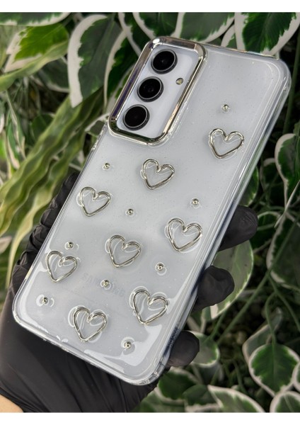 Samsung Galaxy S25 Kalpli / Kurdeleli / Kirazlı Simli Kılıf