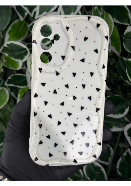 Samsung Galaxy A34 Uyumlu Mini Kalp Baskılı Desenli Silikon Kılıf modelleri
