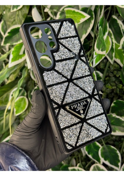 Samsung Galaxy S25 Ultra Aynalı Lüx Taşlı Kılıf