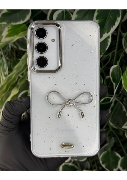 Samsung Galaxy A56 / A36 Uyumlu Kalpli / Kurdeleli / Kirazlı Simli Kılıf modelleri