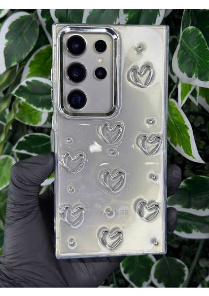 Samsung Galaxy S23 Ultra Kalpli / Kurdeleli / Kirazlı Simli Kılıf modelleri