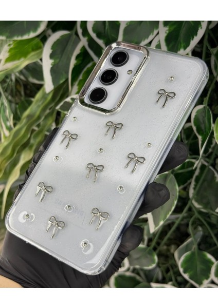 Samsung Galaxy A56 / A36 Uyumlu Kalpli / Kurdeleli / Kirazlı Simli Kılıf fiyatları