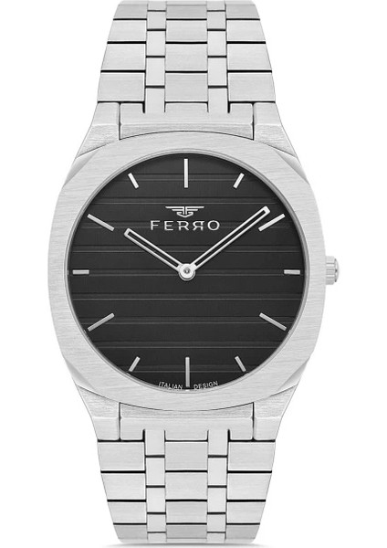 Gümüş Çelik Kordon Erkek Kol Saati FM43004A-A2