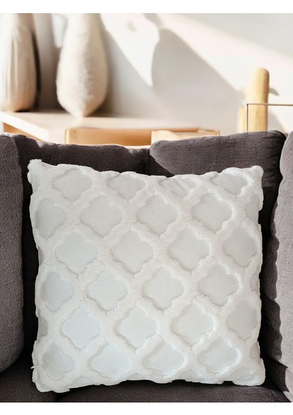 Bohem Tasarım Punch Nakışlı Kırlent Kılıfı | Tufting Kırlent Kılıfı | 43 x 43 fırsatları