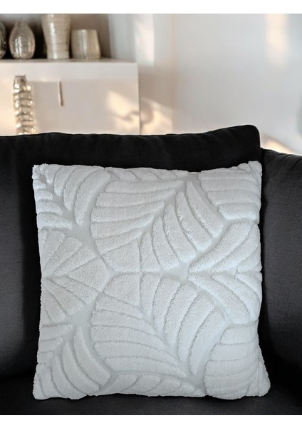 Bohem Tasarım Punch Nakışlı Kırlent Kılıfı | Tufting Kırlent Kılıfı | Panç Nakış 43 x 43