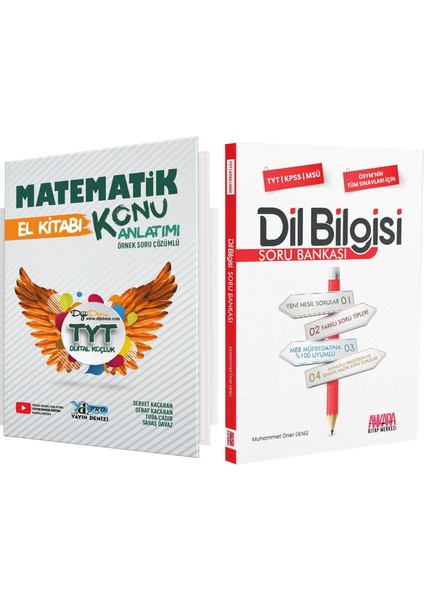 Yayın Denizi Tyt Matematik Pro El Kitabı ve Akm Dil Bilgisi Soru Bankası Seti 2 Kitap
