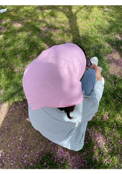 Pötikare Desenli Pembe Bandana modelleri