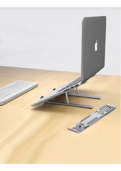 Notebook MacBook Katlanabilir Taşınabilir Metal Standı