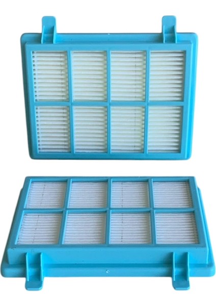 FC9332 - FC8010 POWER PRO CITY - ELEKTRİKLİ SÜPÜRGE UYUMLU HEPA FİLTRE - MAVİ PLASTİK - 2 ADET - ( UYUMLU MODELLER AÇIKLAMADA ) modelleri