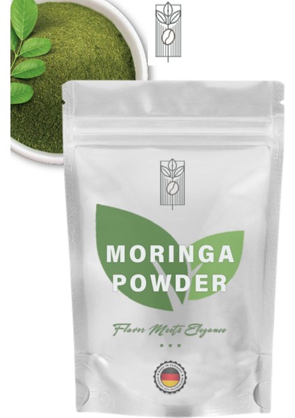 Moringa Tozu Çayı 50 gr, Premium Herbal Moringa Powder Tea ( Glutensiz, Vegan, Katkısız )