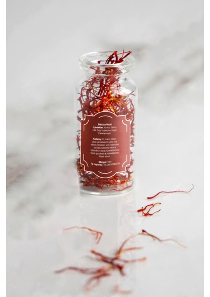 Premium Kalite Iran Safranı Yeni Hasat 3g, Premium Iranian Saffron ( Organik, Saf, Katkısız )