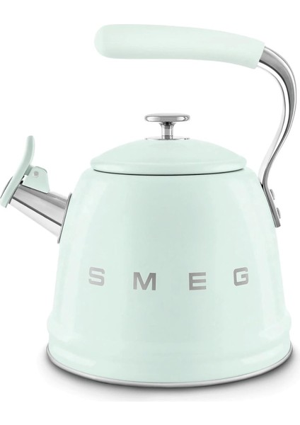 50's Style Set Üstü Düdüklü Kettle Pastel Yeşil 2.3 Lt