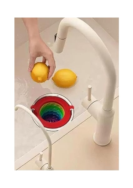 Renkli Plastik Katlanabilir Kolay Takıp Çıkarılabilir Duş Lavabo Banyo Balkon Gider Süzgeci