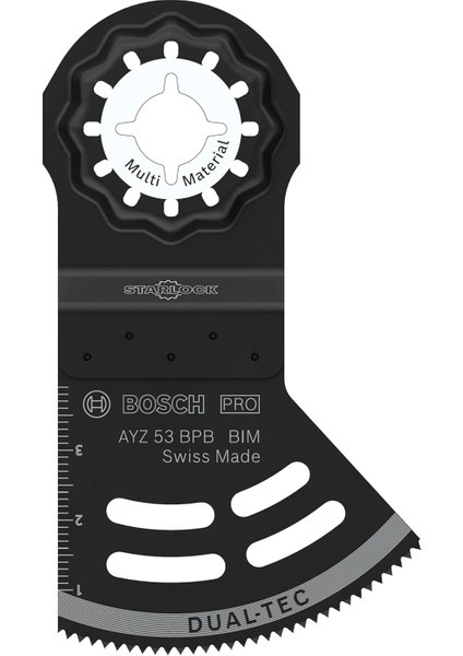 1x Pro Ayz 53 Bpb Dual-Tec Bıçak (Alçıpan Panel, Çivili Ahşap, Genişlik 53 Mm, Professional Aksesuar Çok Fonksiyonlu Makine)
