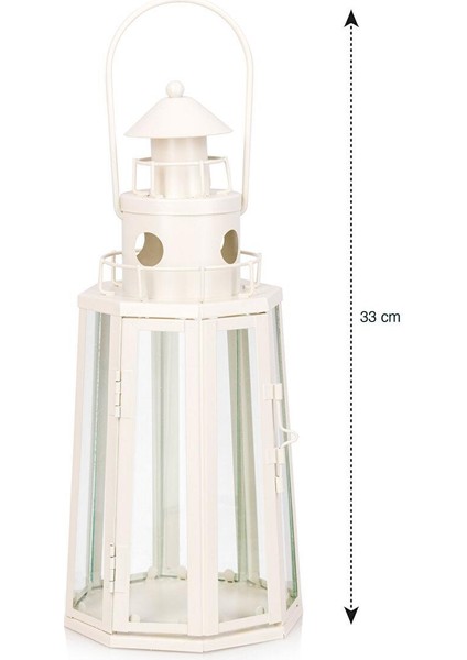 Lcw Home Dekoratif Metal Deniz Feneri Mumluk 33 cm fırsatları
