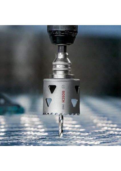 1x Pro Multi Material Delik Açma Testeresi (Yumuşak Ahşap, Alçıpan, Ø 140 Mm, Professional Aksesuar Döner Matkap/vidalamalar, Darbeli Matkap/vidalama)