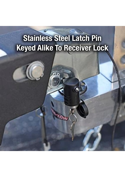 Lock 2848DAT Anahtar Alike Set Alıcı ve Bağlayıcı Mandal Kilitleri, 2 Parça Set