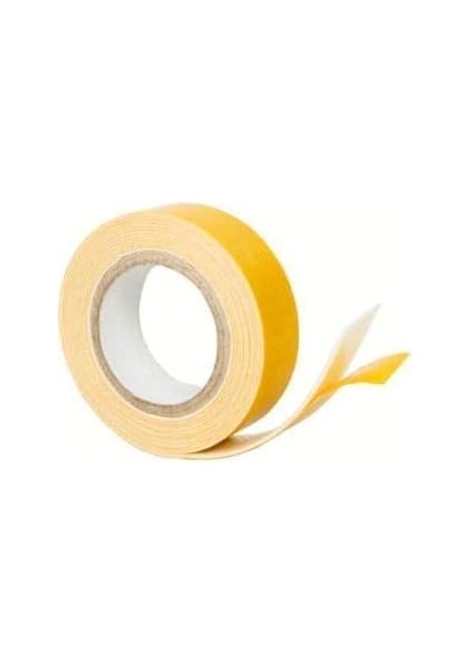 3 Adet Çift Taraflı Yapıştırma Köpük Bantı -Tablo Asmak Şerit LED Montaj Yapıştırıcı Bandı (16MM x 1,5 Mt)