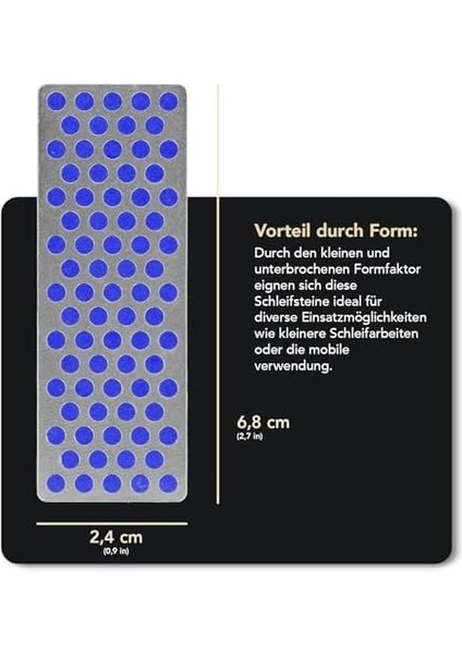 Diamond Whetstone Mini Elmas Taşı, Ince, 1 Adet