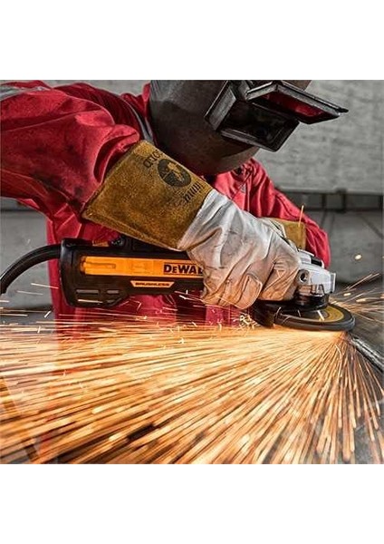 DWE4357-QS 1700W Kömürsüz Motorlu Devir Ayarlı Avuç Taşlama, 125 mm