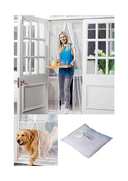 Beyaz Mıknatıslı Kapı Sinekliği 105X205 cm 1410 V2 fiyatları