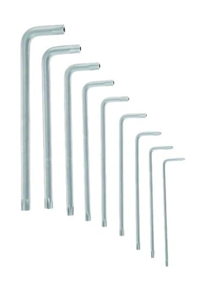 Professional 9 Parça Alyan Anahtarı Seti Torx 1600A01TH4, Mavi