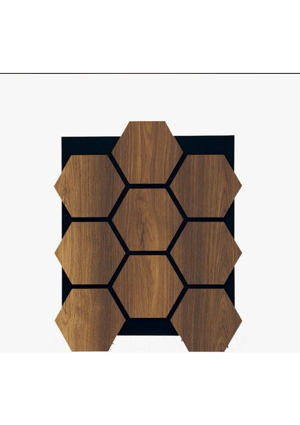 65 cm x 80 cm Mdf Altıgen Akustik Keçeli Duvar Kaplama Paneli (0,5m²)
