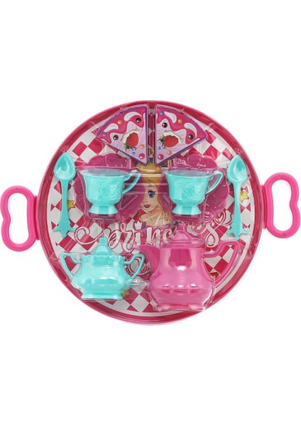 ERN-893 Heroes Toys Tepsili Çay ve Kek S - Er Oyuncak