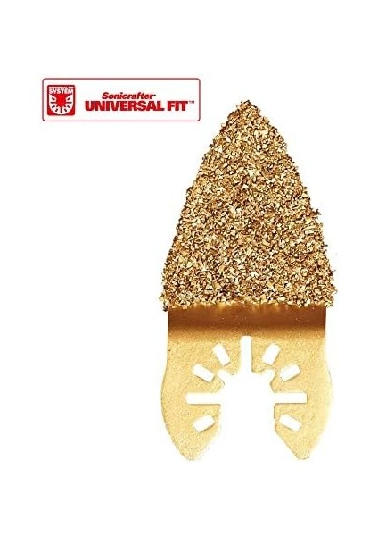 WA4967 Çok Amaçlı Raspalama Makinesi Için 33X33MM Karbür Kaplama Harç, Boya, Yapıştırıcı Universal Parmak Zımpara Başlığı