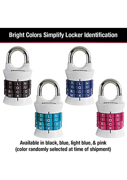 Lock Dikey Zuruecksetzbar Kelime Kombinasyon Asma Kilit, 1535DWD
