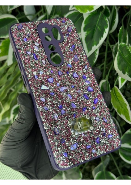 Xiaomi Redmi Note 8 Pro Uyumlu Lüx Taşlı Kılıf