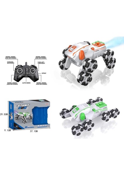 SYR-666-820 Kumandalı Buharlı 8 Teker Stunt Köpek Araba - Oyuncak modelleri