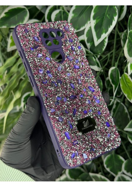 Xiaomi Redmi Note 9 Uyumlu Lüx Taşlı Kılıf