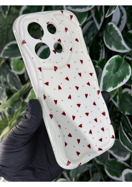 Xiaomi Redmi Note 13 4g Mini Kalp Baskılı Desenli Silikon Kılıf