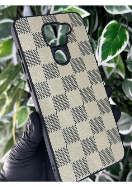 Xiaomi Redmi Note 9 Dama ve Leopar Desenli Kılıf