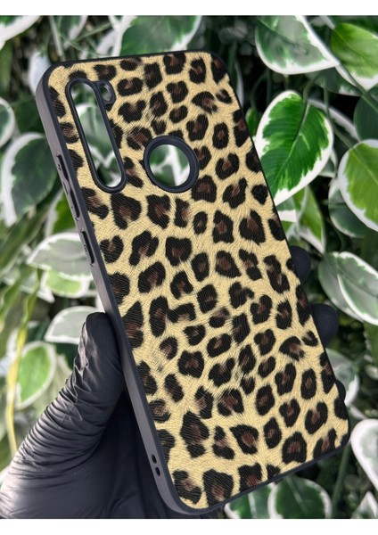 Xiaomi Redmi Note 8 Dama ve Leopar Desenli Kılıf
